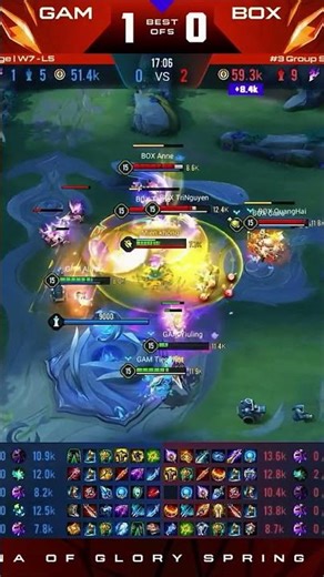 TriNguyen's 1-1 solo match against Ta Than helped BOX equalize the score with GAM at 1-1!