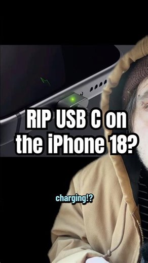 is the iPhone 18 getting a NEW charging port?