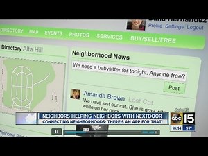Neighbors help neighbors with Nextdoor app