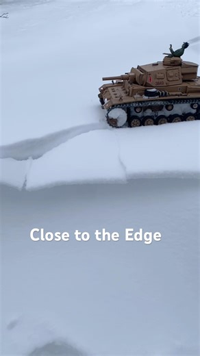 RC Tank Close to the Edge
