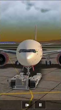 How to push back Air india Boeing-777 #viralvideo #highlights #shortvideo #like