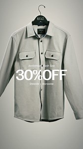 473K views | Coastal Overshirt - 30% OFF This Week Only! Shop this best-seller and more while our entire site is 30% OFF during our Anniversary Flash Sale.  | BYLT Basics | Facebook