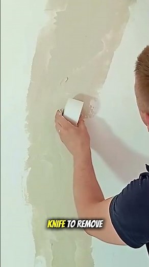 Satisfying Wall Repair Using a Putty Knife | Extreme Drywall Scraping & Skim Coating