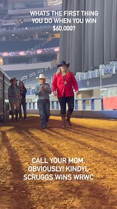 279K views · 2.3K reactions | When Kindyl Scruggs won the $60,000 Women's Rodeo Championship tonight, you already know Momma was her first call! Results and story to follow. | BarrelRacing.com | Facebook