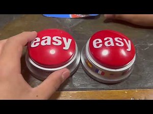 Unboxing the Classic Staples Easy Button and Comparison (PAL Tone)