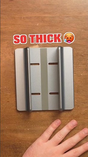 This is a $30 MacBook Stand that prevents you from using your laptop as a laptop! (Clamshell Mode)