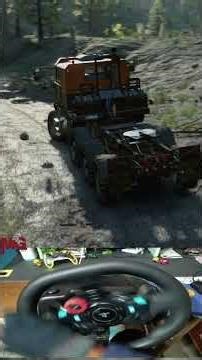 Derry Longhorn 4520 Heavy Vehicle Drive - Snow Runner | Steering Wheel Gameplay