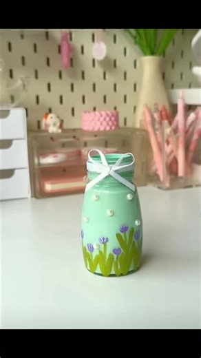 glass bottle into showpiece #glass#bottle #into#showpiece #diy#craft#nazu art