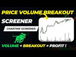 Price Volume Breakout Screener | Powerful Intraday Strategy for Consistent Profits (Chartink)