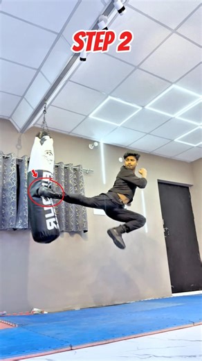 Jump Back Kick Tutorial Inspired by Tony Jaa | Martial Arts Training#tonyjaa #muaythai #shorts