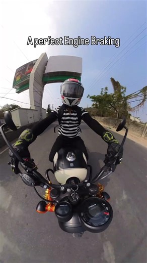 Engine breaking | Rev match in Bike