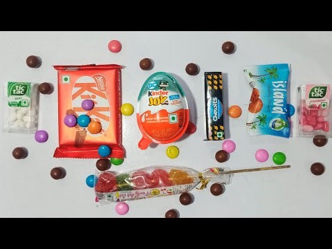 ASMR: Unboxing Delicious Candy | Kinder Joy & other with Satisfying sound 🍫🤤