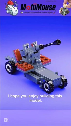 How to Build a Custom Mini LEGO Tank Car 🏎️ #shorts #lego