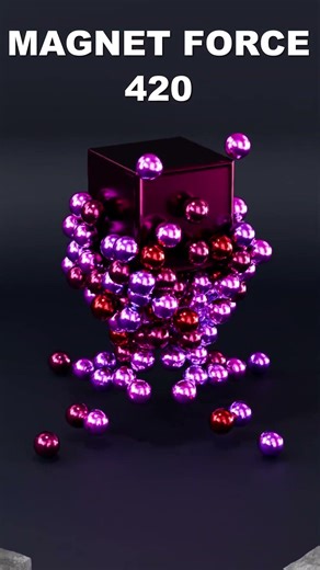 Satisfying Minecraft Ender Magnet Marbles 🧲 3D Force Simulation