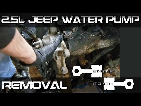 Water Pump Removal Jeep 2.5L 4 Cylinder YJ