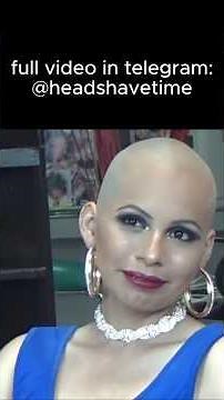 She SHAVED It All Off 😳🔥 Extreme Hair Transformation | Before & After #shorts #hairstyle #headshave
