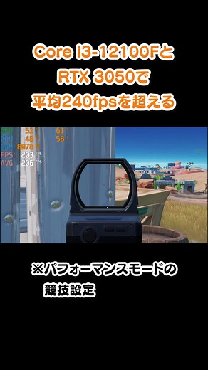 フォートナイトとApex Legendsの平均フレームレート