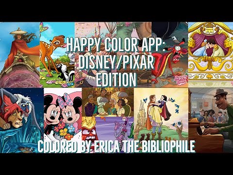 HAPPY COLOR APP | DISNEY & PIXAR | COLOR BY NUMBER #DISNEY #PIXAR #HAPPYCOLORAPP #COLORBYNUMBER