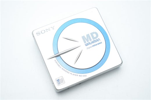 Sony MZ-E60 Minidisc Player – Portable MD Walkman, Silver With Blue, Mega Bass, RM-MZ4R Remote   Earphones, 1999–2000 - Etsy