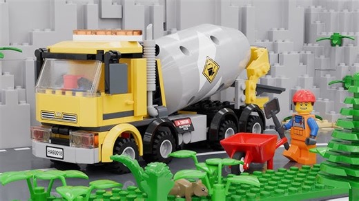 LEGO City Construction Fun: Cement Mixer in Action