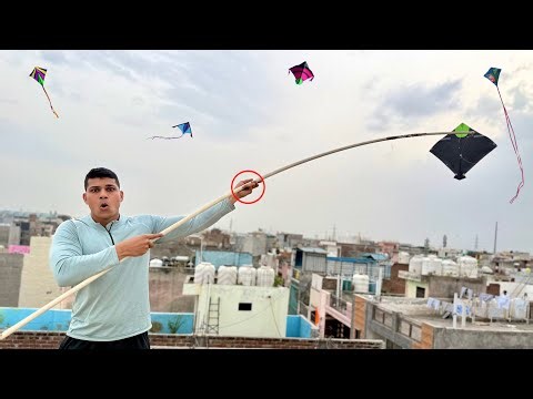 Kite Catch on My Roof | Kite Caught | Kite Looting
