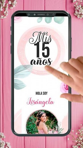 HERMOSA Invitación Interactiva para XV años 👸😍 | 15 años | Quince años ✨💐 [IQI004] 🎀