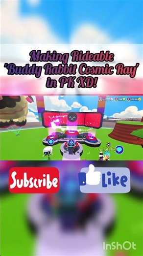 Making Rideable 'Buddy Rabbit Cosmic Ray' Pet in PKXD!