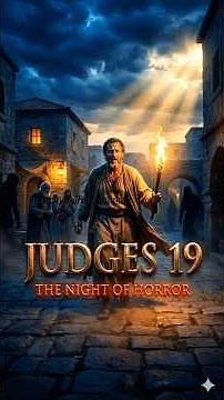 A Levite and His Concubine ~ Judges Chapter 19 in Bible Story #shorts