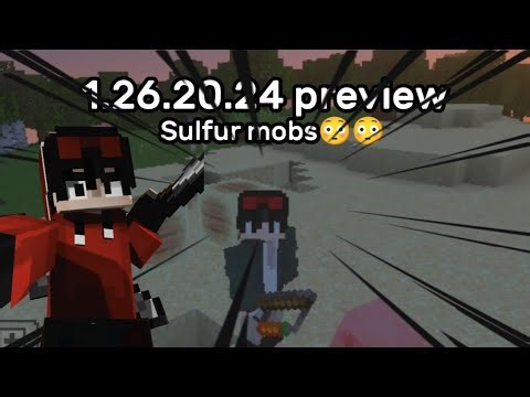 Review update MCPE versi 1.26.20.24 preview | sulfur block??😳