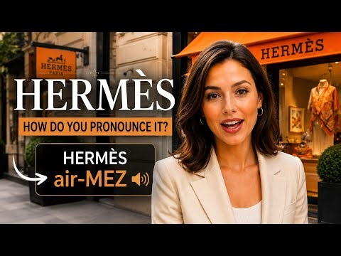 How to Pronounce Hermès Correctly | Hermès Pronunciation