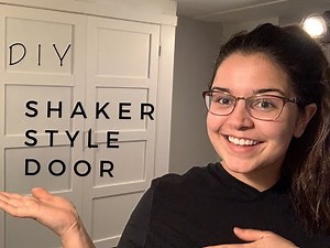 DIY Shaker Door - Easy and Affordable Doors