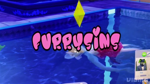 Relaxing w/her baby belly❤️ playing Sims 4 Furry mod #thesims #sims4 #sims4mods #furries #furriesoftiktok #fyp #sims