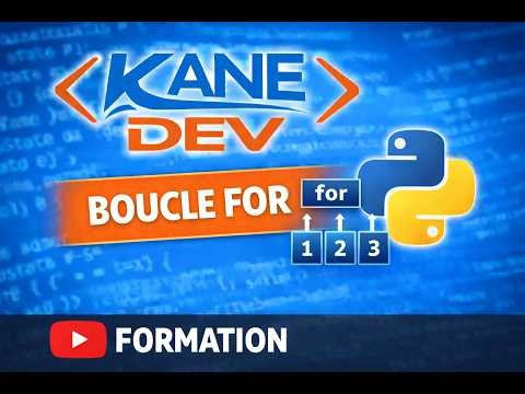 #07 - La boucle for | Formation Python