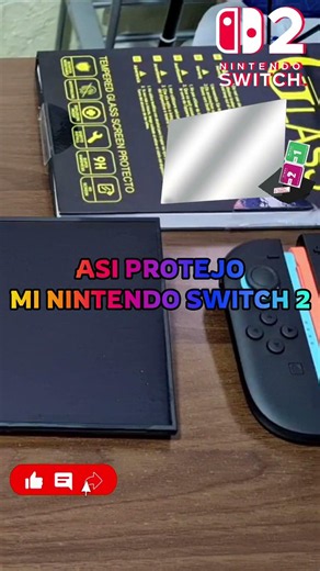 It's that easy to install the Tempered Glass on my Nintendo Switch 2! 🎮✨