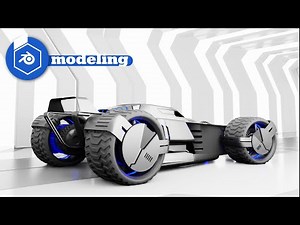 Blender sci fi vehicle modeling tutorial free download