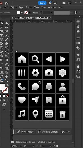 How I design Vector Icons in Illustrator