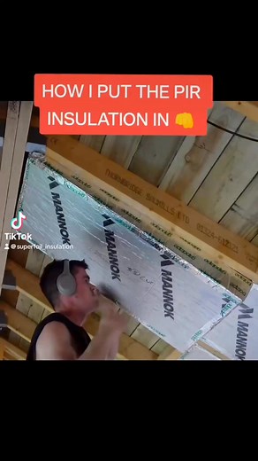 You could try punching PIR or, you could try a much easier approach to insulating your home... #insulation #manufacturing #construction #insulating | Superfoil Insulation