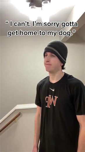 When you gotta leave but not really because you have a dog