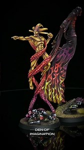 These models have their own light. Literally. Commissions: service@denofimagination.com #wh40k