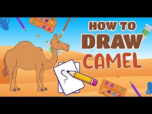 Camel Drawing Tutorial | Simple Shapes to Realistic Art