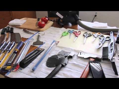 How to sharpen knives, drill bits, scissors & more by: THE MULTI SYSTEMS BELT SHARPENER