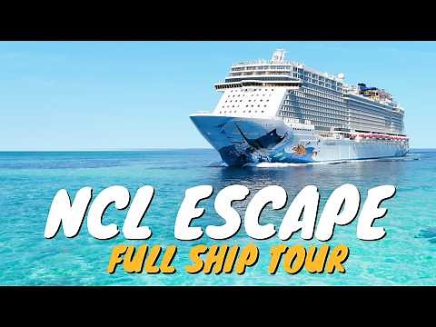 Norwegian Escape | Full Ship Walkthrough Tour & Review 4K | All Public Spaces