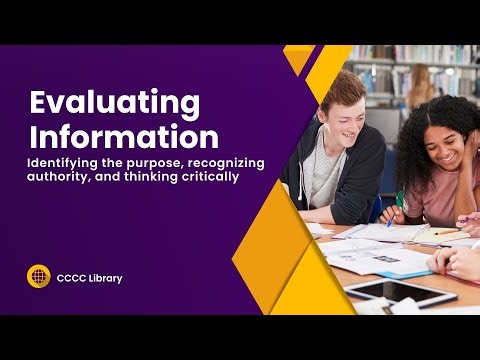 Evaluating Information