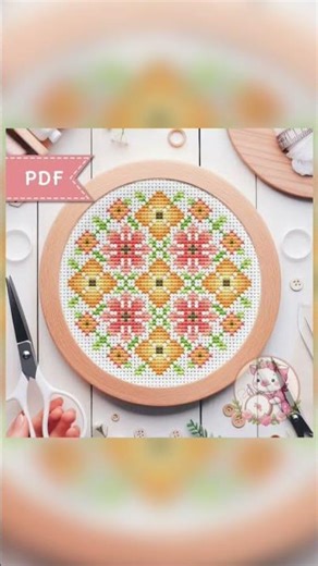 22 easy counted cross stitch pdf patterns for rookies#needlework #crossstitch#embroidery#handcrafted