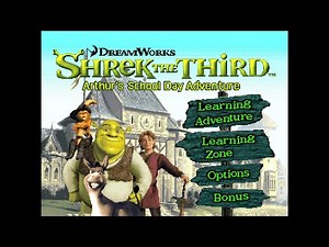V.Smile Game: Shrek the Third - Arthur's School Day Adventure (2007 DreamWorks / VTech)
