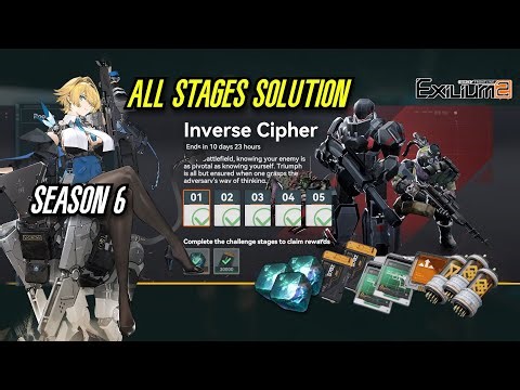 【GFL2】Inverse Cipher SEASON 6 ALL Puzzles Solutions! - Girls Frontline 2 Exilium
