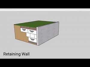 Retaining Wall - Geofoam