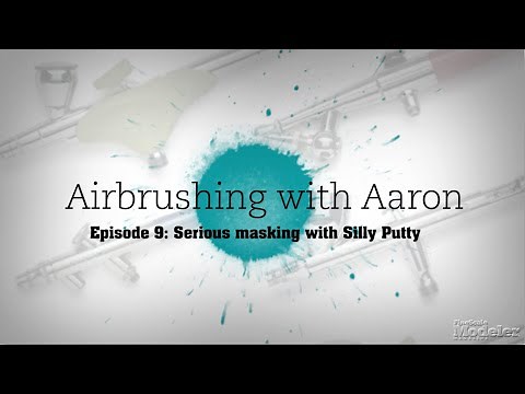 How to mask scale models with Silly Putty before painting — "Airbrushing with Aaron" Episode 9