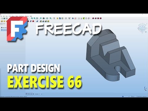 Exercise 66 FreeCAD Part Design Tutorial For Beginner