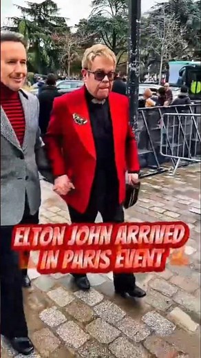 Elton John’s Red Blazer Breaks the Internet 🤯 #eltonjohn #parisfashion #parisfashionweek #valentino